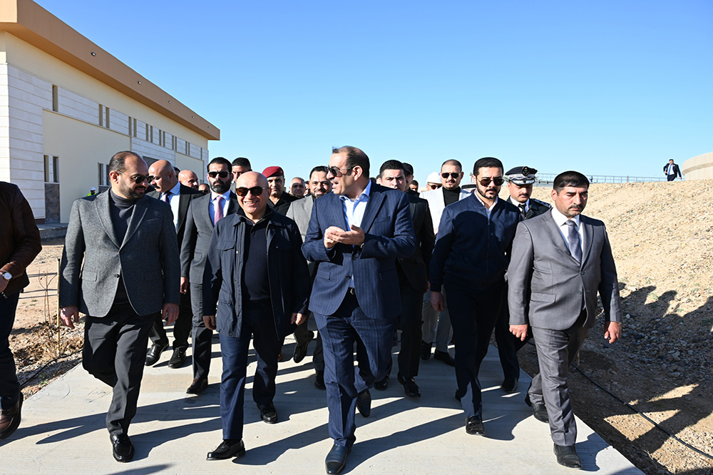 Opening of Al-Baghdadi Water Project in Anbar Governorate