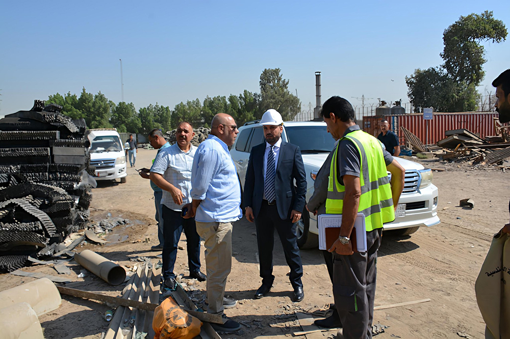 Mr. Director General Of Al-Fao General Engineering Company Meets With Mr. Director General Of The Middle Refineries Company In Baghdad