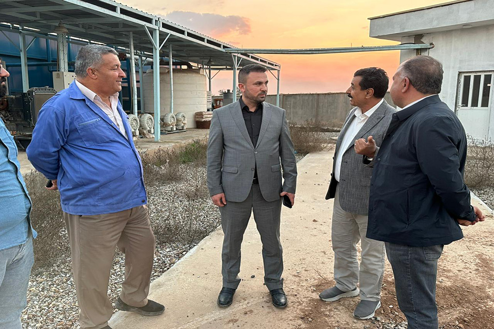 The General Director visits the Al-Khalis Residential Complex project in Diyala Governorate
