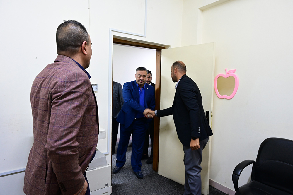 Engineer Yarab Qahtan Al-Awad Inspects The Company's Departments And Sections