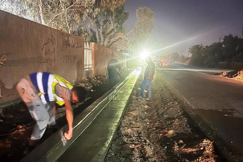 Project to develop and rehabilitate some streets and alleys in the Al-Shaab area of ​​Baghdad