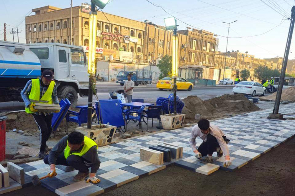Project to develop and rehabilitate some streets and alleys in the Al-Shaab area of ​​Baghdad