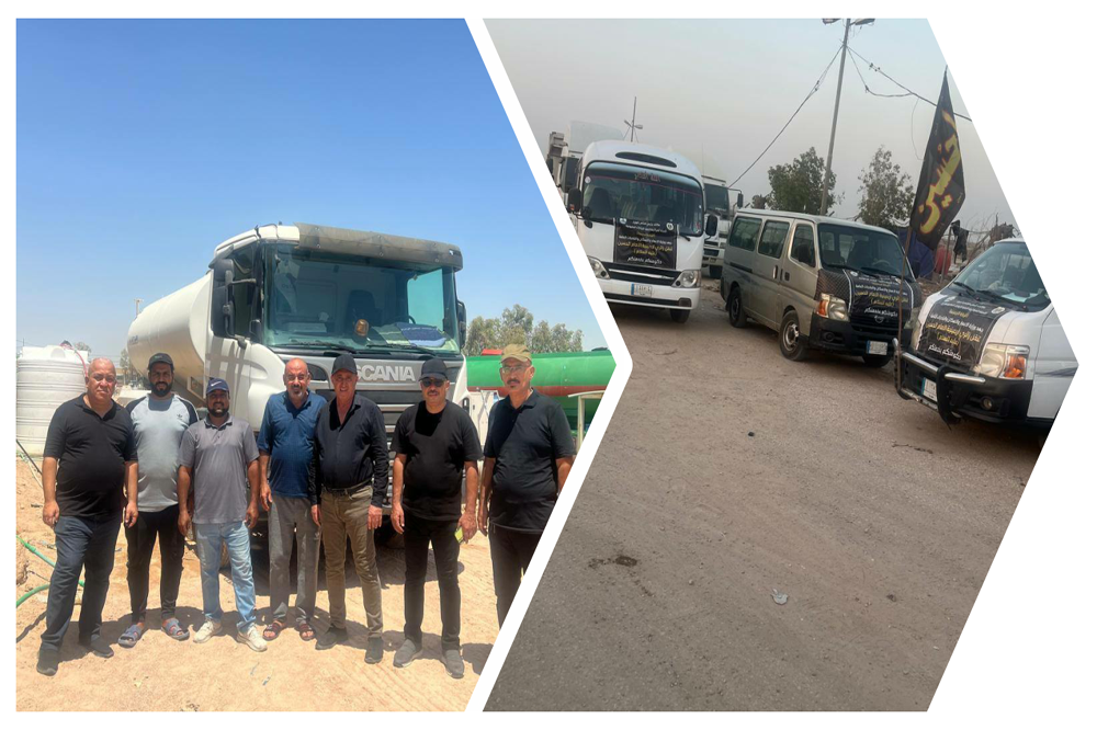 Al-Fao General Engineering Company continues Its Efforts To Serve Arbaeen Pilgrims