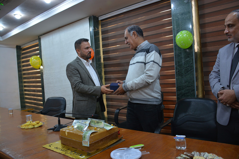a farewell party for Mr. Ezz El-Din Hussein