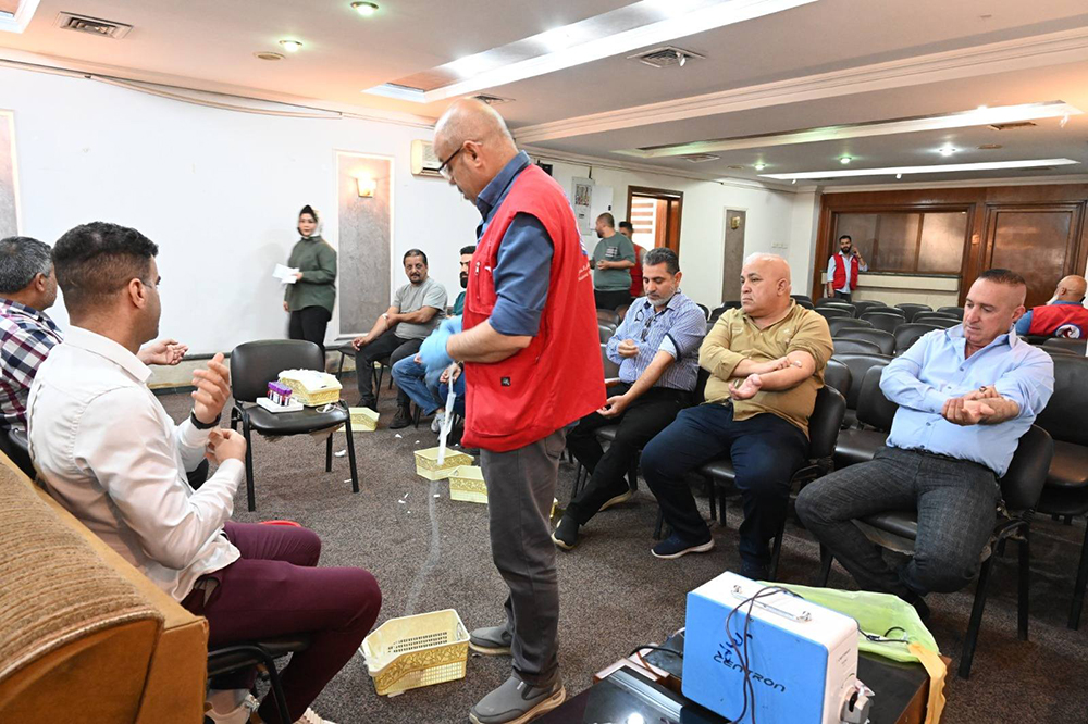 Voluntary blood donation campaign