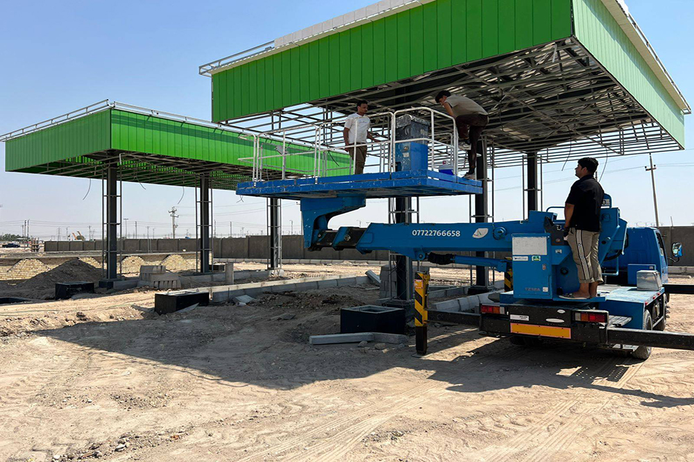 Al-Murbad fuel filling station in Al-Zubair district, Basra Governorate