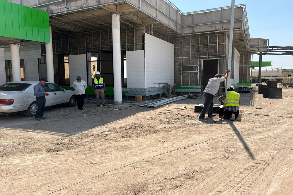 محطة تعبئة وقود المربد في قضاء الزبير بمحافظة البصرة 
