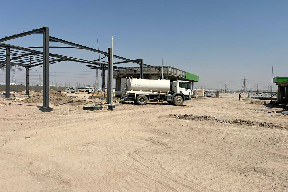 Al-Murbad fuel filling station in Al-Zubair district, Basra Governorate