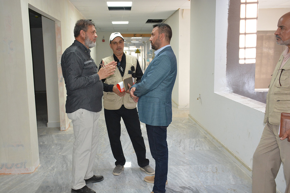 the project (Rehabilitation of the Central Children’s Hospital) in Baghdad Governorate 