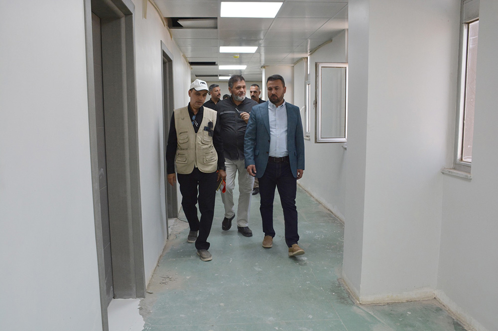 the project (Rehabilitation of the Central Children’s Hospital) in Baghdad Governorate 