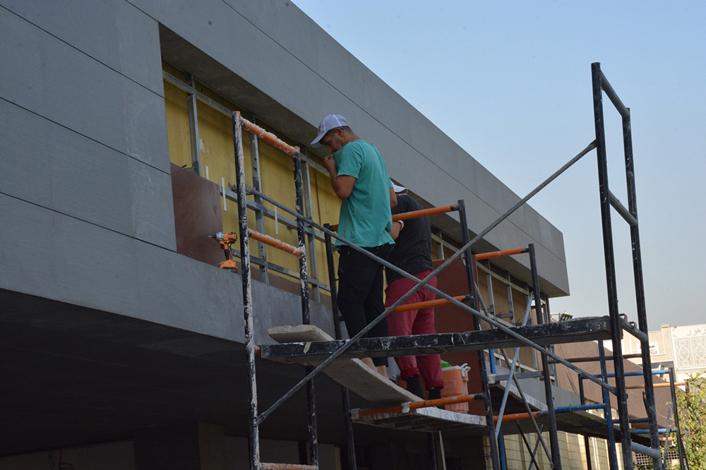 the project (Rehabilitation of the Central Children’s Hospital) in Baghdad Governorate 