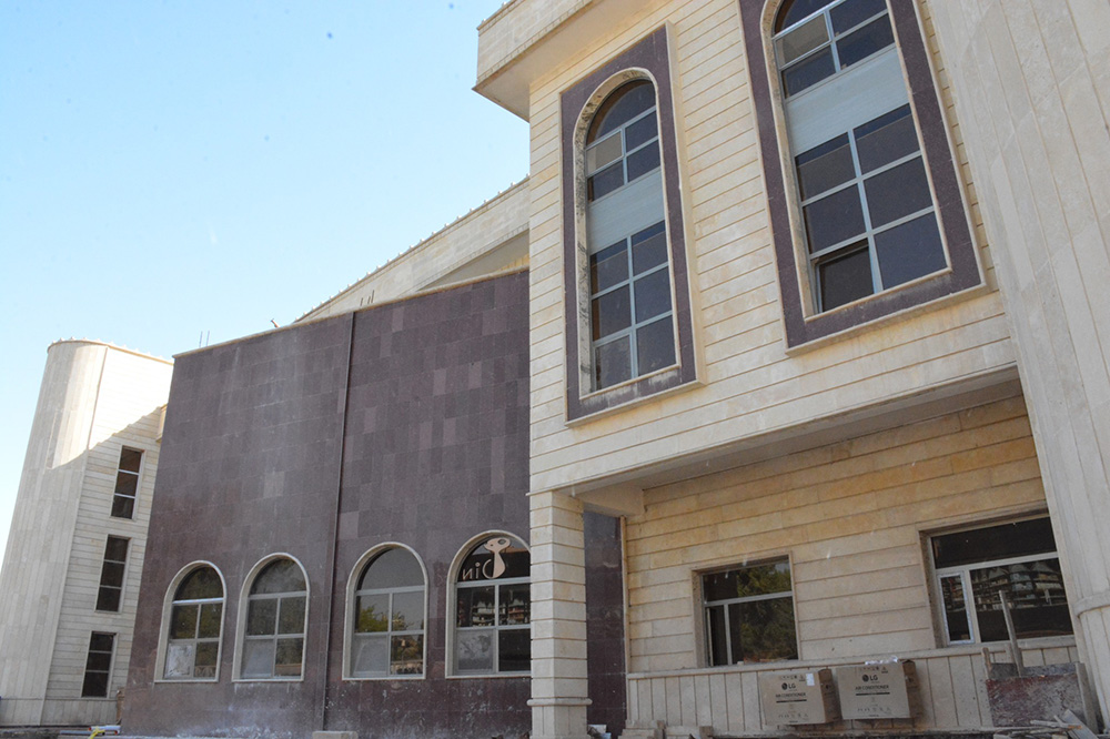 the building project for the Chaldean Patriarchate of Babylon Church in Baghdad Governorate