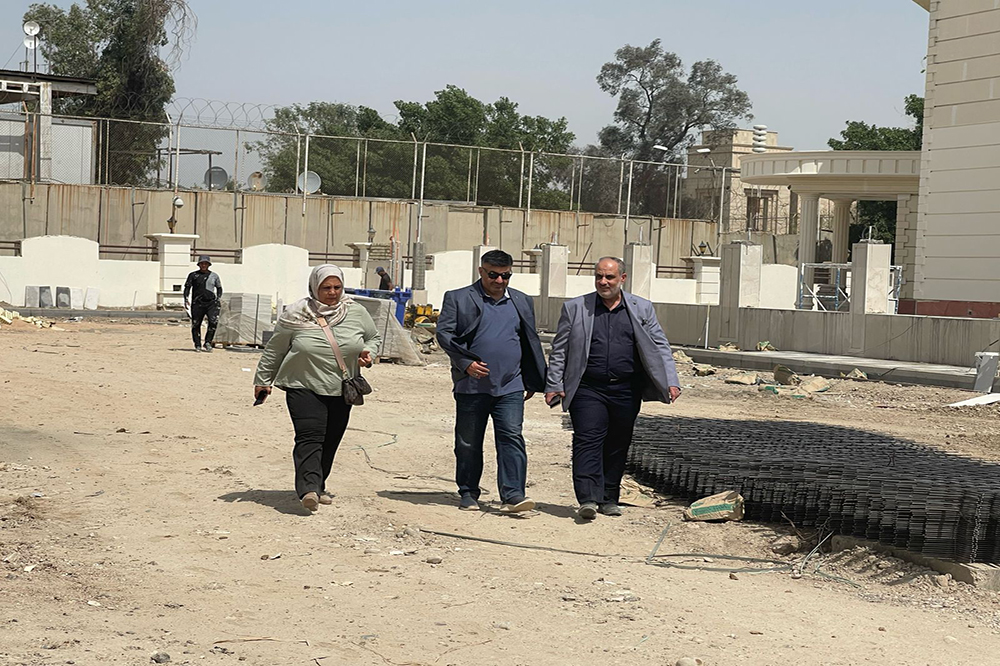 the project to rehabilitate and furnish the presidential villas in Baghdad
