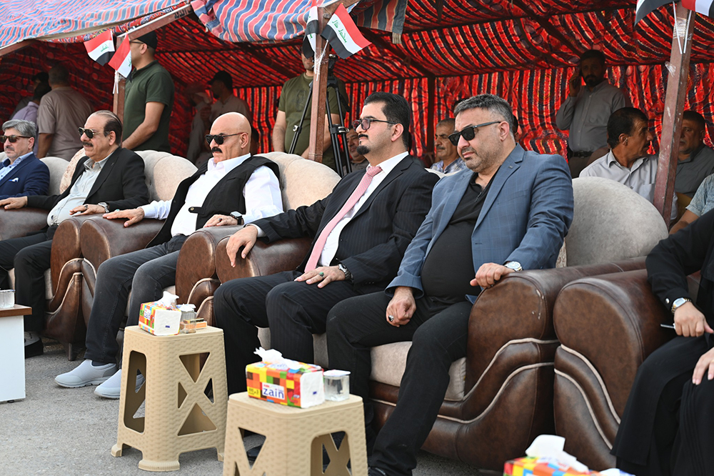 A project to develop one of the main streets in Samarra District, Salah al-Din Governorate