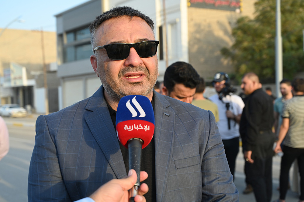 A project to develop one of the main streets in Samarra District, Salah al-Din Governorate