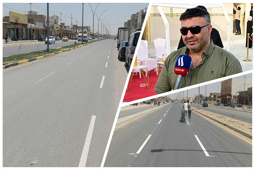 project to develop a main street in Samarra District, Salah al-Din Governorate
