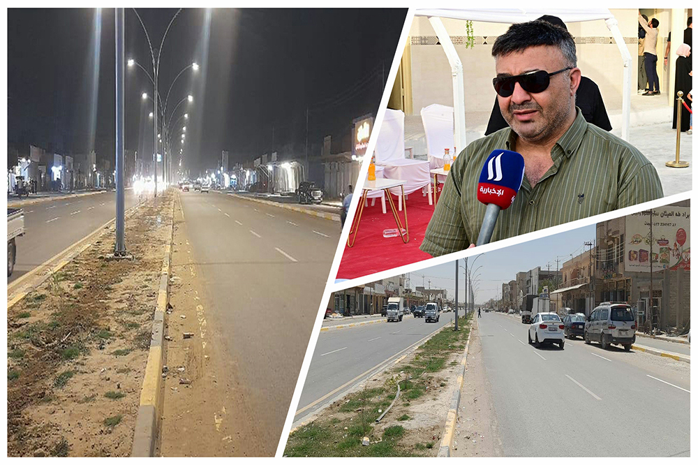 project to develop a main street in Samarra District, Salah al-Din Governorate