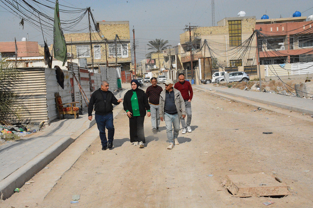 the development and rehabilitation project of District (869) in the Fifth Agricultural Police District in the capital, Baghdad