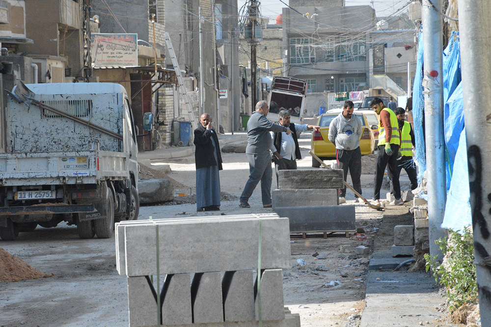 the development and rehabilitation project of District (869) in the Fifth Agricultural Police District in the capital, Baghdad