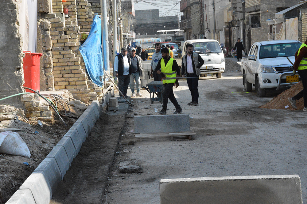 the development and rehabilitation project of District (869) in the Fifth Agricultural Police District in the capital, Baghdad