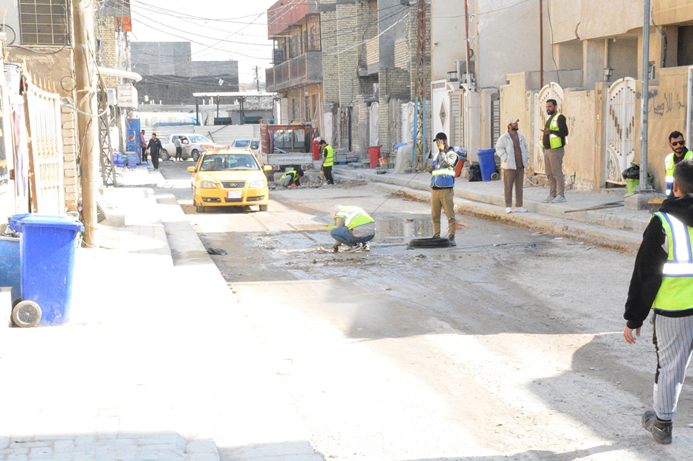 the development and rehabilitation project of District (869) in the Fifth Agricultural Police District in the capital, Baghdad