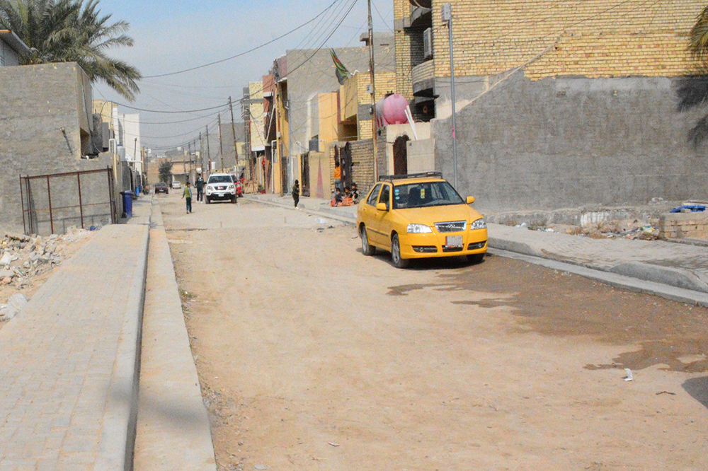 the development and rehabilitation project of District (869) in the Fifth Agricultural Police District in the capital, Baghdad