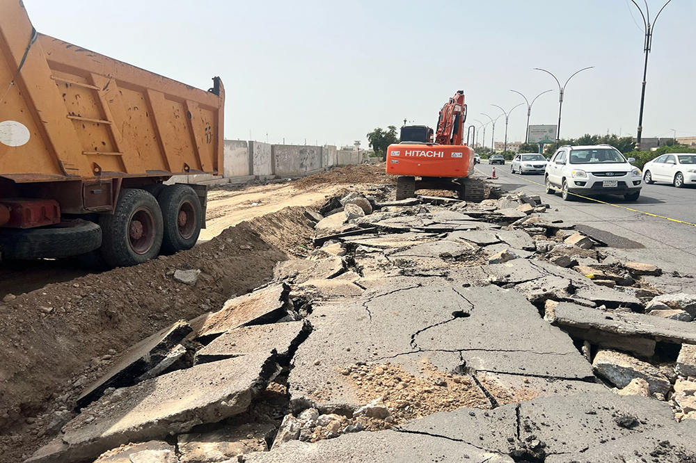 مشروع تطوير مقتربات مجسر الدلة في محافظة صلاح الدين