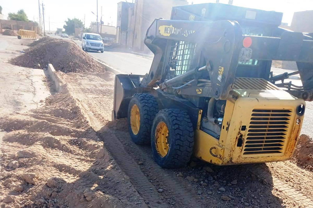 مشروع تطوير مقتربات مجسر الدلة في محافظة صلاح الدين 