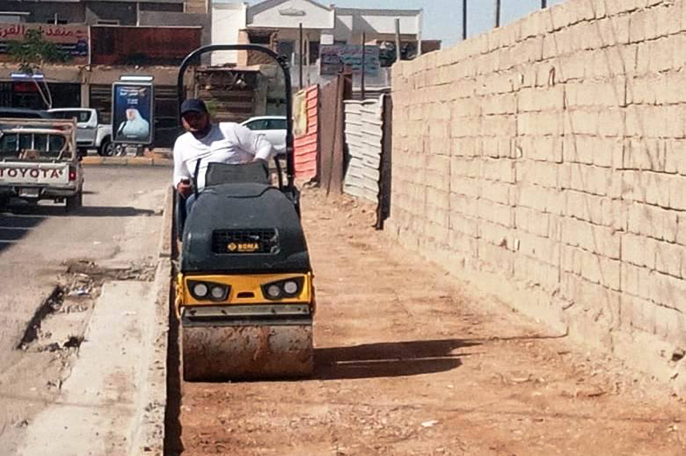 مشروع تطوير مقتربات مجسر الدلة في محافظة صلاح الدين 