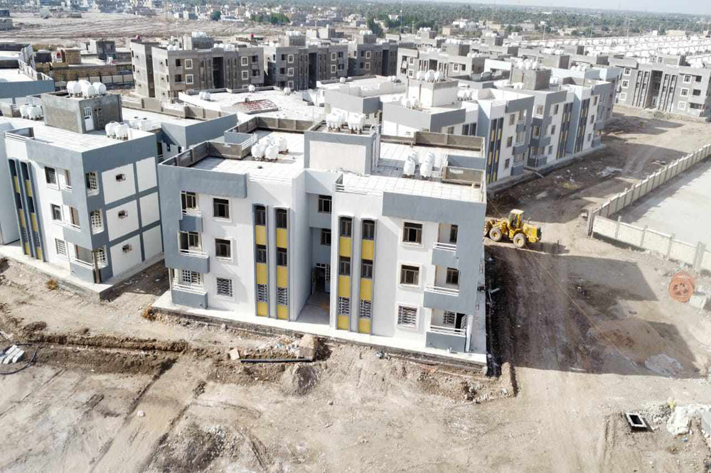 مشروع تنفيذ وحدات سكنية واطئة الكلفة بمحافظة بابل