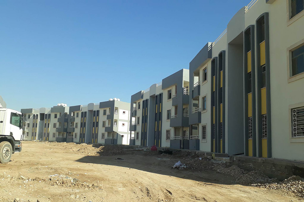 مشروع تنفيذ وحدات سكنية واطئة الكلفة بمحافظة بابل
