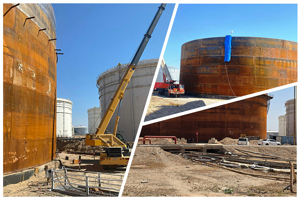 The Emergency Tanks Project At The Al-Sumoud Refinery In Baiji 