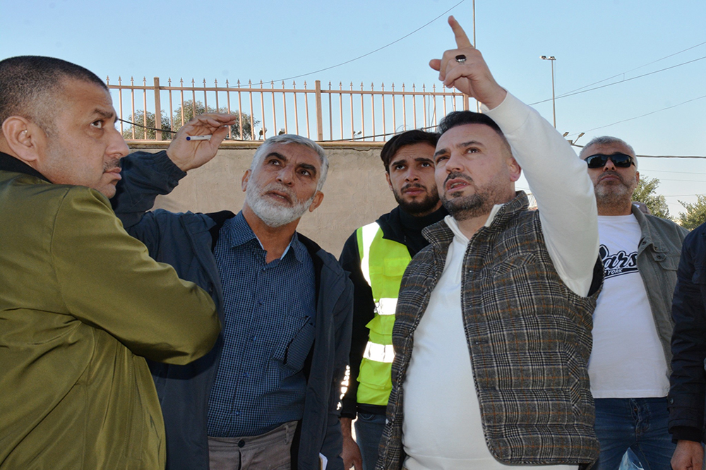 the Babylon Chaldean Patriarchate Church building project in the capital, Baghdad,