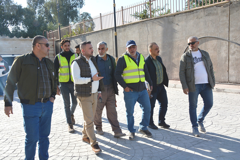 the Babylon Chaldean Patriarchate Church building project in the capital, Baghdad,