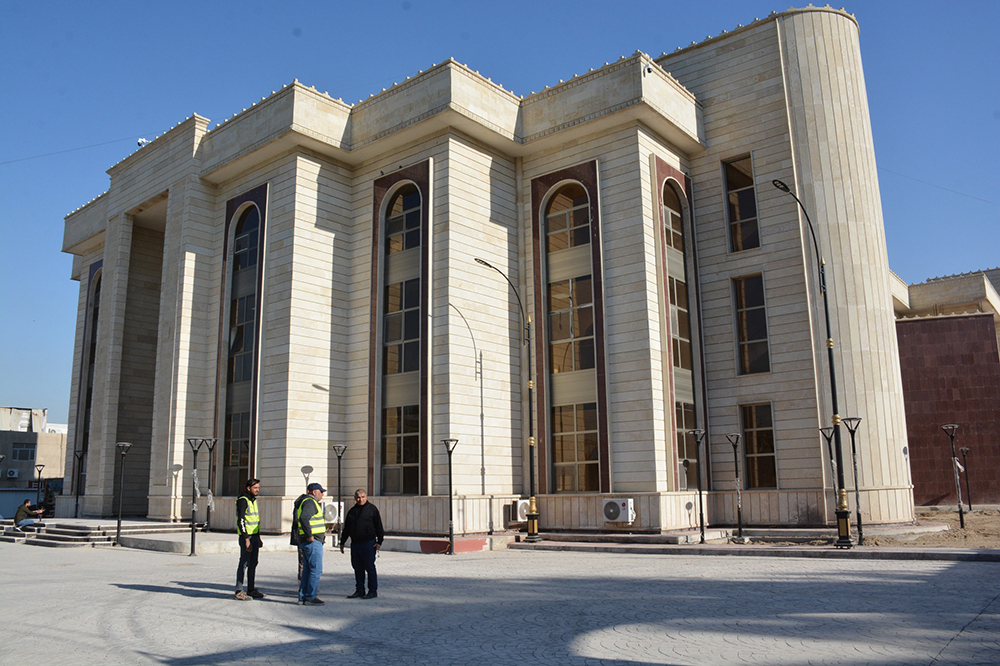 the Babylon Chaldean Patriarchate Church building project in the capital, Baghdad,