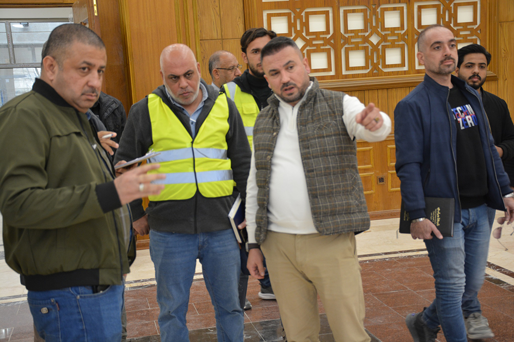 the Babylon Chaldean Patriarchate Church building project in the capital, Baghdad,