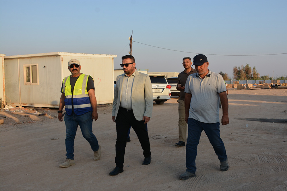 the Jdeidet Al- Shatt Water Project in Diyala Governorate