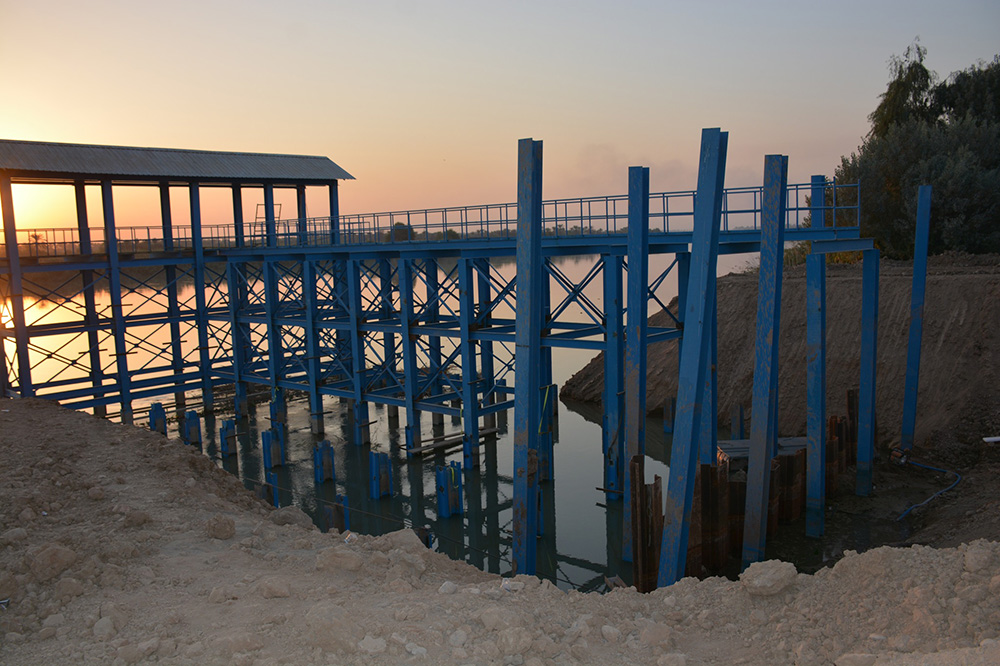 the Jdeidet Al- Shatt Water Project in Diyala Governorate