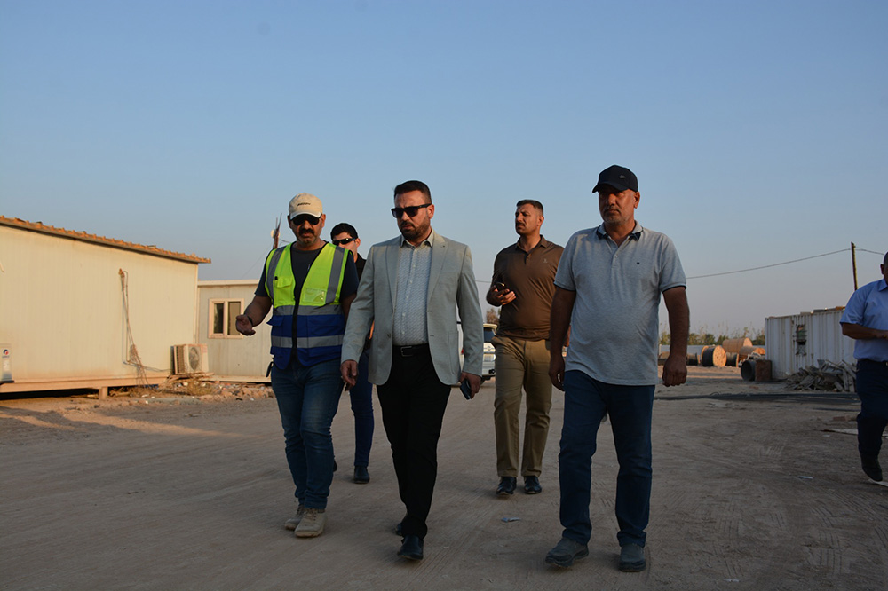 the Jdeidet Al- Shatt Water Project in Diyala Governorate