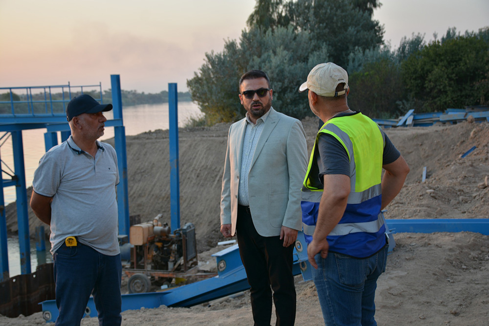 the Jdeidet Al- Shatt Water Project in Diyala Governorate