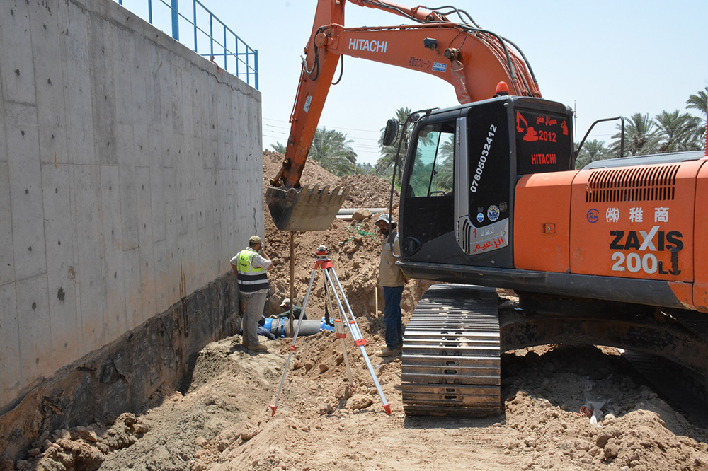 Engineer Al Mirza Visits The Jdeidet Al-Shatt Water Project In Diyala Governorate