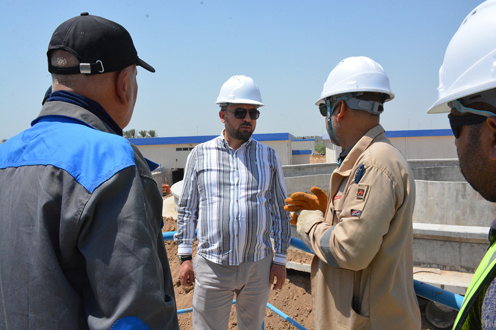 Engineer Al Mirza Visits The Jdeidet Al-Shatt Water Project In Diyala Governorate