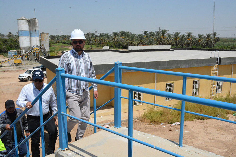 Engineer Al Mirza Visits The Jdeidet Al-Shatt Water Project In Diyala Governorate