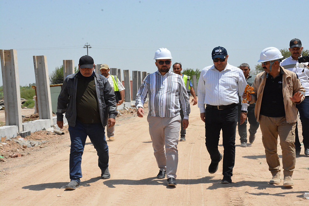 Engineer Al Mirza Visits The Jdeidet Al-Shatt Water Project In Diyala Governorate