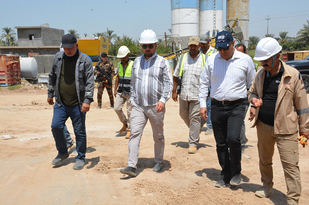 Engineer Al Mirza Visits The Jdeidet Al-Shatt Water Project In Diyala Governorate