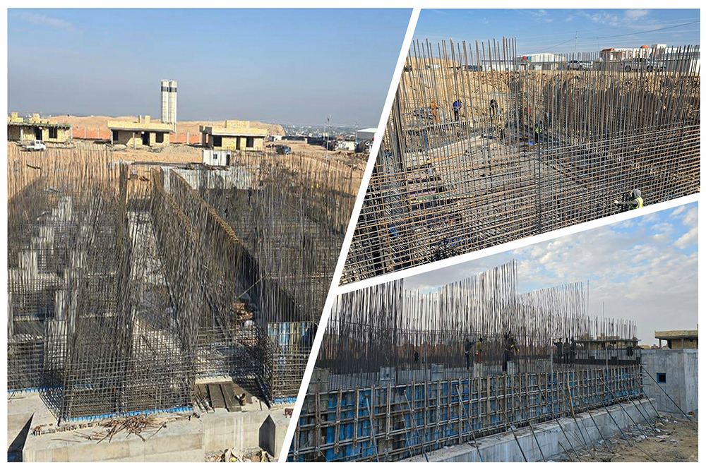 مشروع ماء حصيبة الشرقية المركزي بمحافظة الأنبار