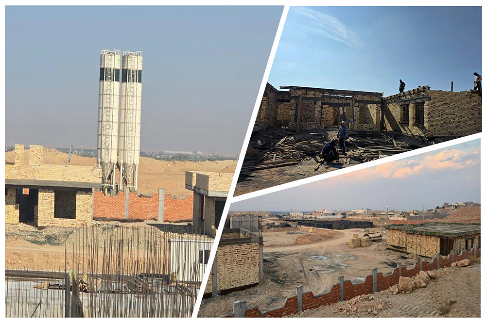 مشروع ماء حصيبة الشرقية المركزي بمحافظة الأنبار