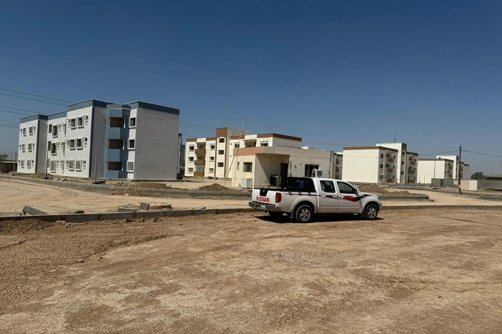 the Azizia residential complex project in Wasit Governorate