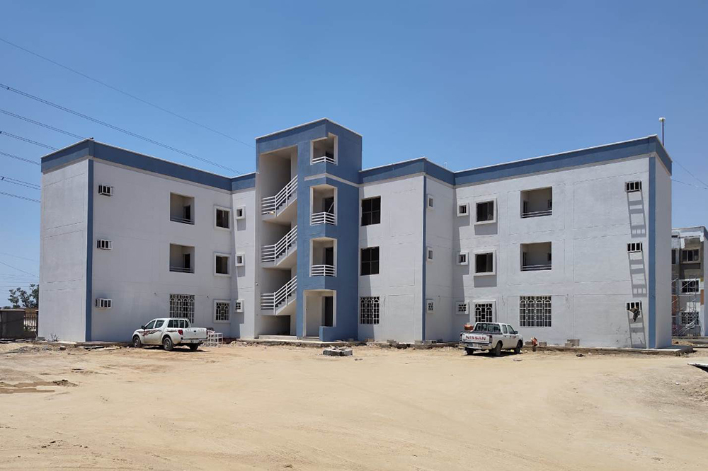 the Azizia residential complex project in Wasit Governorate