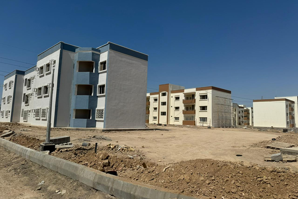 the Azizia residential complex project in Wasit Governorate